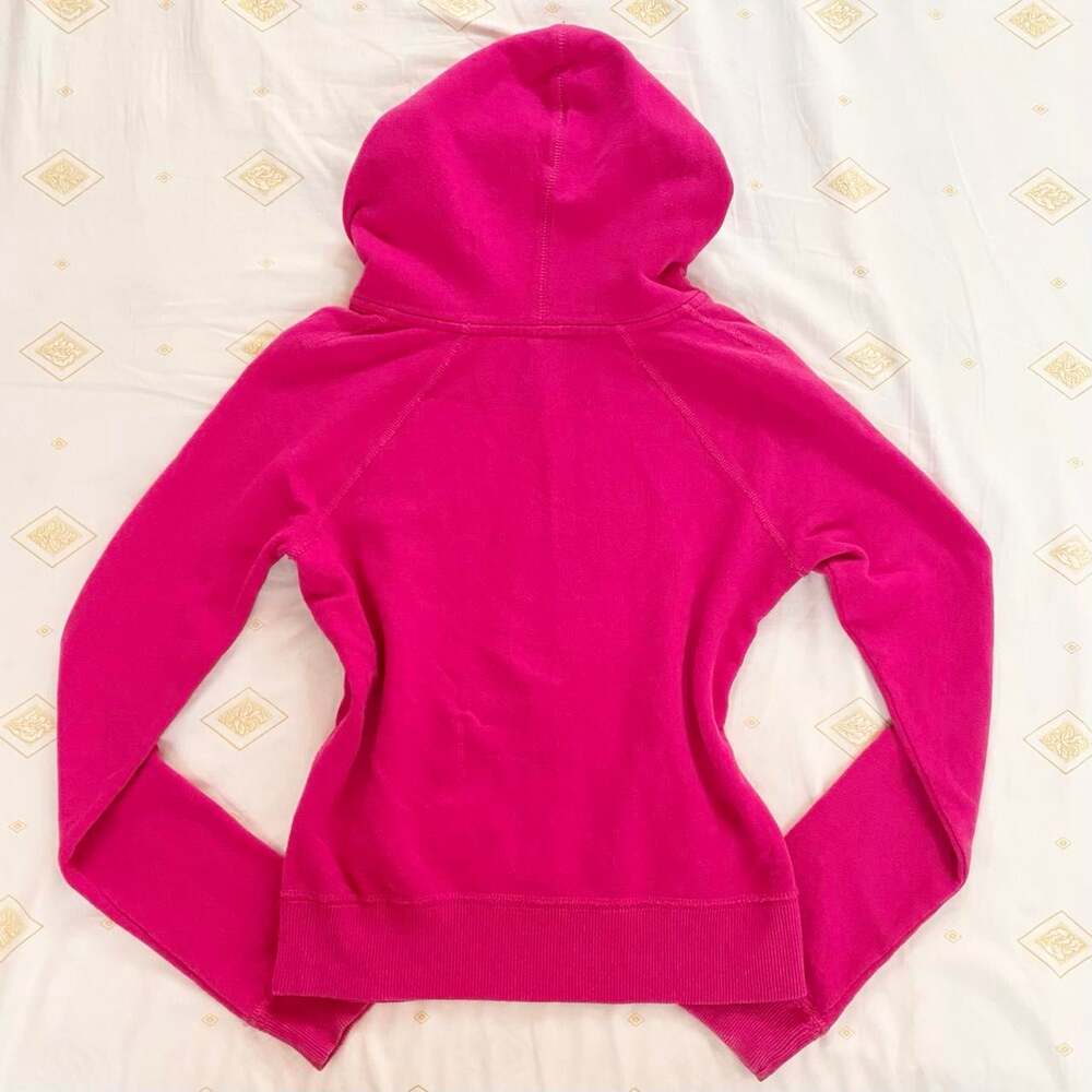 2000s hollister hot pink pullover hoodie - Picture 4 of 6